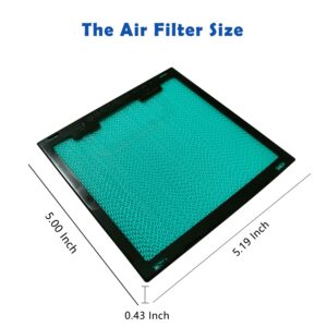 Khotilong Replacement 003-005241-01 Filter for Christie D12HD-H,D12WU-H Projector.(3 Pack)