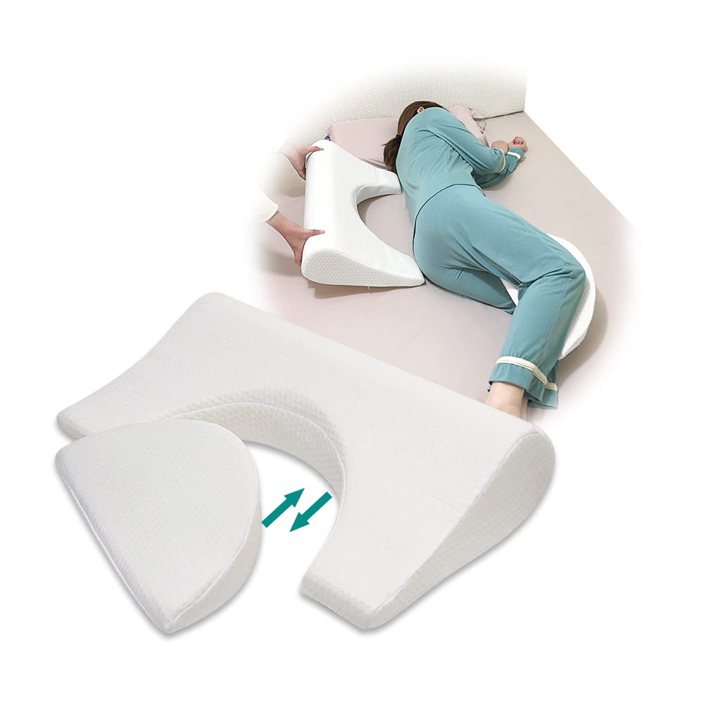 KAAMOS Bedsore Turning Wedge Pillow for Bed Sores Positioning Wedges Medical Pillows for Side Sleeping Pressure Ulcer Cushion Incline Foam Wedge for After Surgery Bedridden Elderly (23.6" Long)