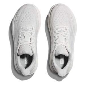 Hoka Women's Clifton 9 Sneaker, White/White, 8.5