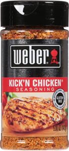 weber kick'n chicken seasoning, 5 ounce shaker