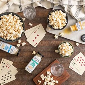 Watkins Popcorn Seasoning Multi-Flavor Variety Pack, 3-Pack (1 White Cheddar 3.3 oz., 1 Butter/Salt 5.3 oz., 1 Ranch 3.6 oz.)