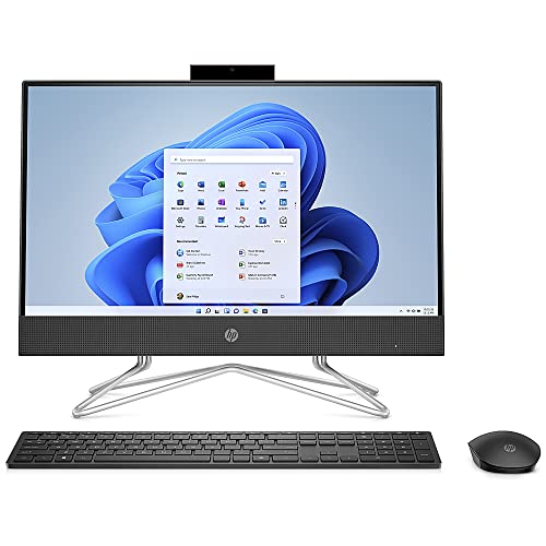 HP 2023 Newest 27-inch FHD IPS All-in-One Desktop PC 12th Intel 10-Core i7-1255U Iris Xe Graphics 32GB DDR4 1TB SSD WiFi AX HDMI Webcam USB-C RJ-45 Wireless KB Mouse Windows 11 Pro w/RE USB