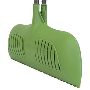 AMES Leaf Grabber Rake with Long Handle & Cushioned Grip for Leaves, Lawn Clippings, Twigs, Yard Waste