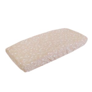 copper pearl premium knit diaper changing pad cover"sandy"