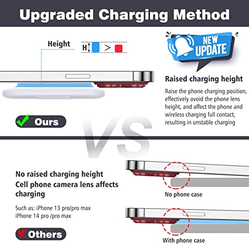 Charging Station for Apple Multiple Devices - 3 in 1 Foldable Magnetic Wireless Charger Dock - Travel Charging Pad for iPhone 15 14 13 12 Pro Max Plus Watch & Airpods