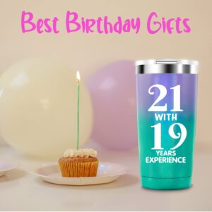 HIPOODAN 40th Birthday Gifts for Women, 40 Birthday Decoration,Gifts For Women Turning 40, 40 Years Old Birthday Gifts for Her, Mom, Wife, Sister, Friends 20oz Tumbler