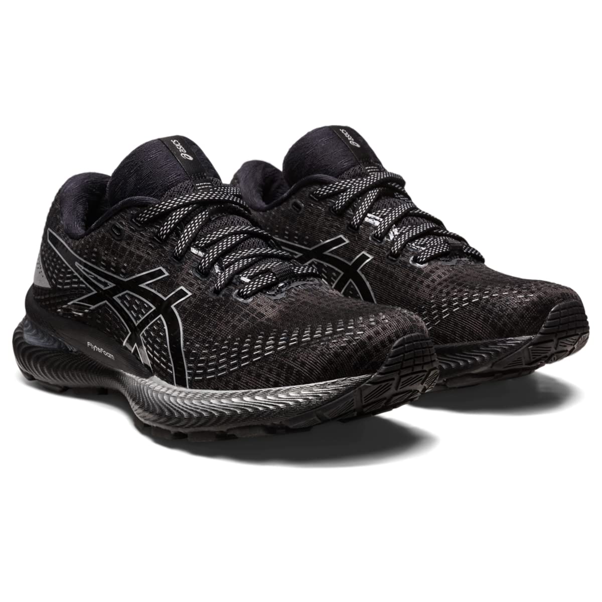 ASICS Women's Gel-SAIUN Running Shoes, 8.5, Black/Pure Silver