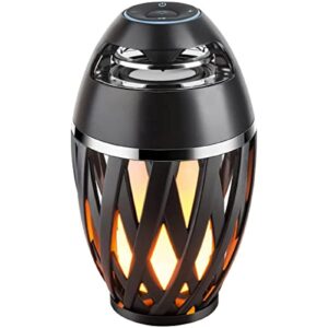 LED Flame Speaker Lamp, Unique Men Gifts Torch Atmosphere Outdoor Echo Portable Stereo Bluetooth Speakers with HD Audio and Enhanced Bass Night Light BT 5.0 for iPhone Android Electronics For Men