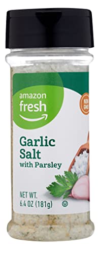 Amazon Fresh, Garlic Salt With Parsley 6.4 Oz