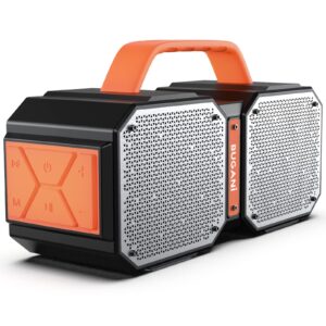 bugani m83 speaker ipx6 waterproof portable largewireless speaker,bluetooth 5.2, wireless two pairing,24h playtime,suitable for family gatherings and outdoor