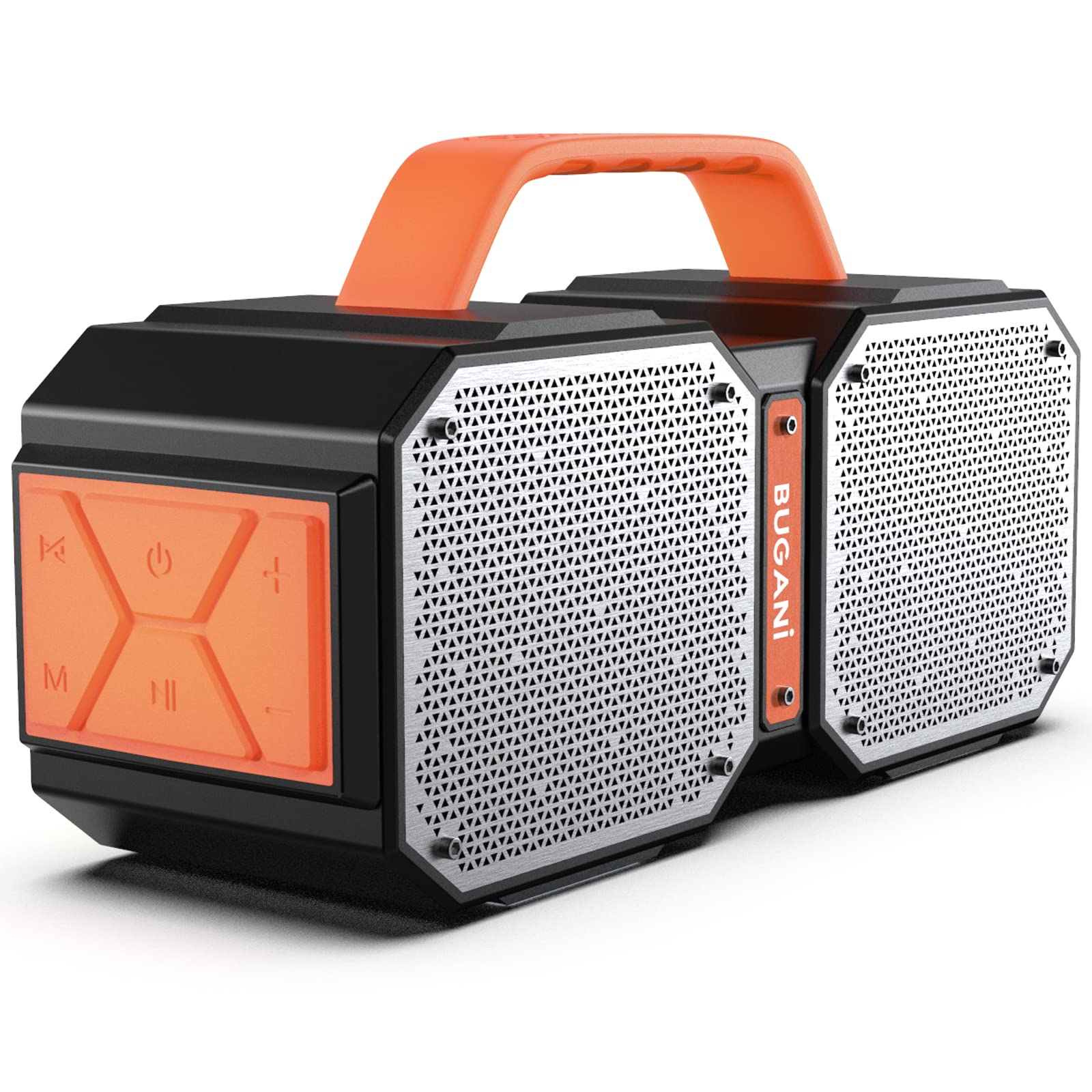 BUGANI M83 Speaker IPX6 Waterproof Portable LargeWireless Speaker,Bluetooth 5.2, Wireless Two Pairing,24H Playtime,Suitable for Family Gatherings and Outdoor