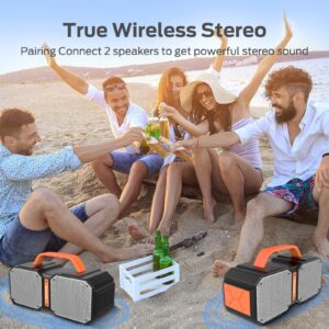 BUGANI M83 Speaker IPX6 Waterproof Portable LargeWireless Speaker,Bluetooth 5.2, Wireless Two Pairing,24H Playtime,Suitable for Family Gatherings and Outdoor