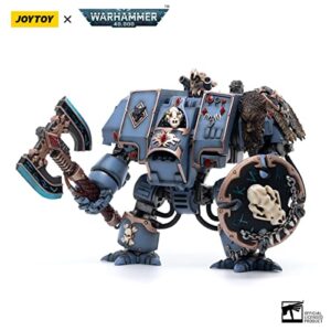 Joytoy Warhammer 40K 1/18 Action Figures Joy Toy Mecha Figure Model Space Wolves Space Marines Space Wolves Venerable Dreadnought Brother Hvor