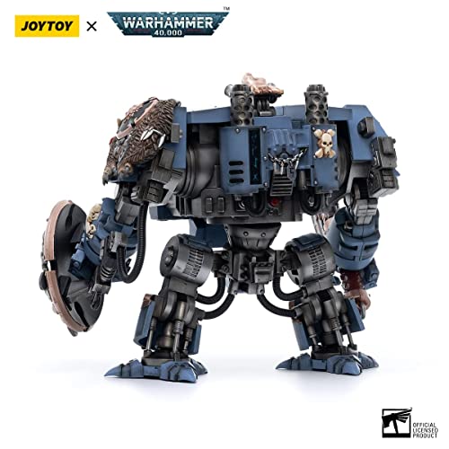 Joytoy Warhammer 40K 1/18 Action Figures Joy Toy Mecha Figure Model Space Wolves Space Marines Space Wolves Venerable Dreadnought Brother Hvor