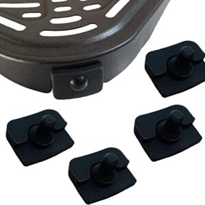 Air Fryer Silicone Bumpers for 6.8QT COSORI Air Fryers, 4PCS Upgraded Air Fryer Rubber Tabs, Rubber Pieces, Rubber Feet, Rubber Parts, Rubber Stoppers for 6.8Quart COSORI Air Fryers