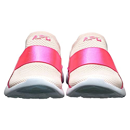 Athletic Propulsion Labs Women's Techloom Bliss Shoe, Creme/Fusion Pink/White, 7.5