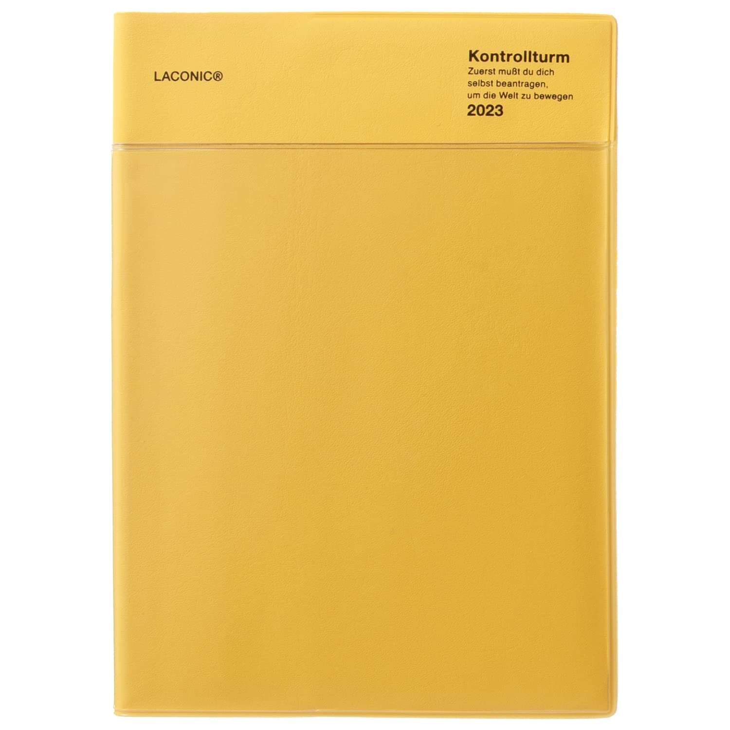 Laconic LIM84-210YE Weekly Planner, Starts March 2023, B6, Yellow