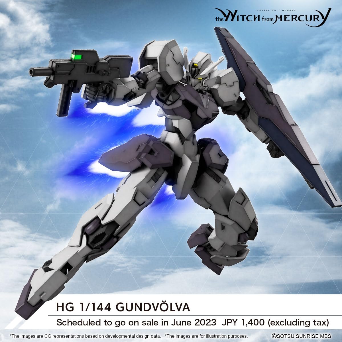 Bandai Hobby - Mobile Suit Gundam: The Witch from Mercury - #24 Gundvolva, Bandai Spirits HG 1/144 Model Kit