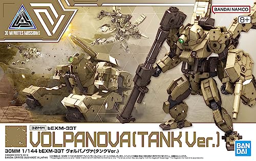 Bandai Spirits bEXM-33T Volpanova Tank Version, 1/144 Scale, Color-Coded Plastic Model, Unisex