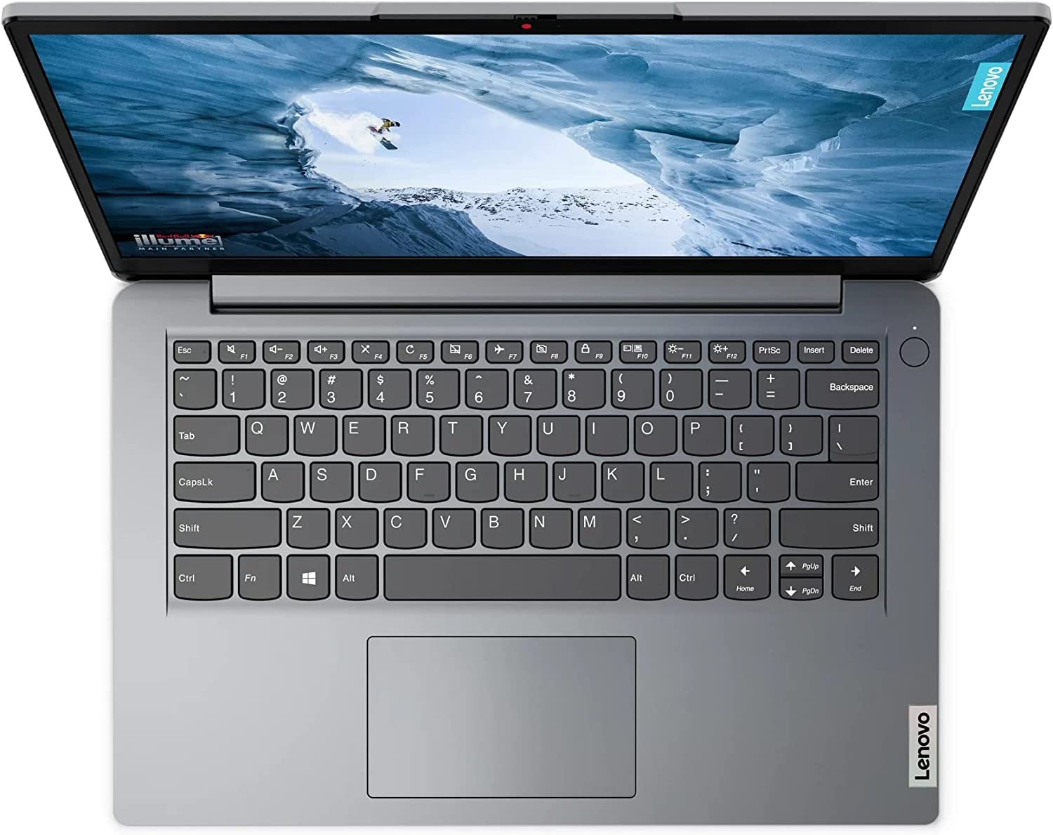 Lenovo IdeaPad 1i Laptop, 14.0" HD Display, Intel Pentium N5030, 4GB RAM 128GB eMMC Storage, Webcam, HDMI, WiFi, Bluetooth, Windows 11 Home in S Mode, Silver, Office 365 1 Year Included