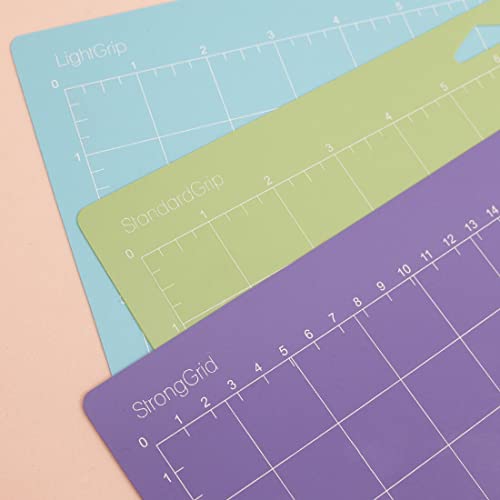 Craftelier - Reusable Cutting Mat with Strong Adhesion or Grip for Scrapbooking and Crafting | Compatible with Cricut Machines | Size 30,5 x 30,5 cm (12" x 12") - Colour Purple