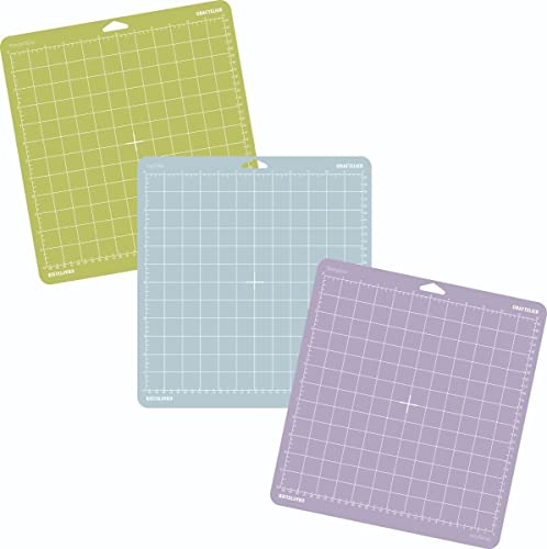 Craftelier - Reusable Cutting Mat with Strong Adhesion or Grip for Scrapbooking and Crafting | Compatible with Cricut Machines | Size 30,5 x 30,5 cm (12" x 12") - Colour Purple