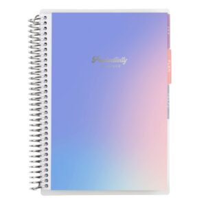 a5 coiled productivity planner | all-in-one project checklists, habit & progress trackers, monthly check-in's, organizer & journal | 160 pages, 80 lb. mohawk premium paper, designed by erin condren