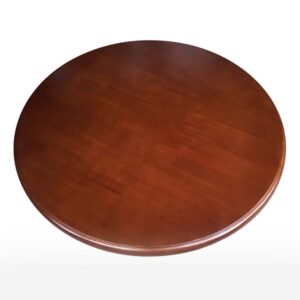 redexi dining table wooden rotating tray round lazy susan turntable heavy duty rotating serving tray, silent/smooth, solid wood, 360° swivel (color : walnut, size : 80cm/30")