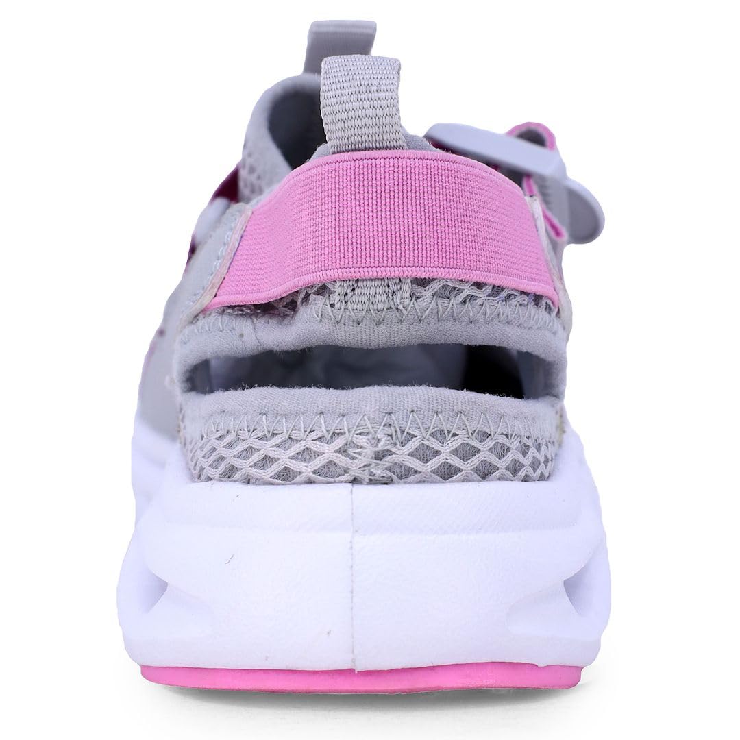 Nautica Womens Water Shoes Jogging Quick Dry Pool Sports Sneaker-Aslin-Grey Pink-6