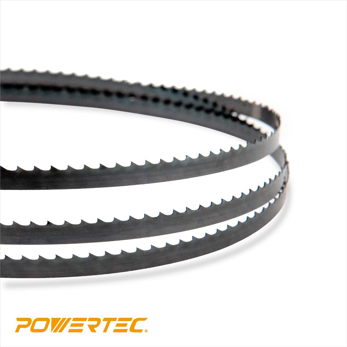 POWERTEC 56-7/8 Inch Bandsaw Blades, 1/4" x 14 TPI Band Saw Blades for Sears Craftsman, Shopcraft, and Duracraft 3-Wheel Band Saw for Woodworking, 2 Pack (13213-P2)