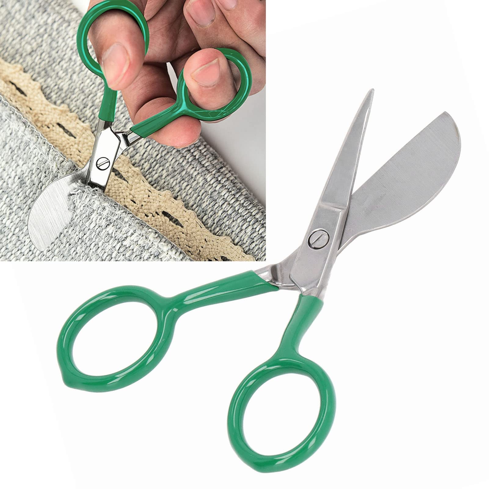 Carpet Cutter, Easy To Grip Ergonomic Handle Stainless Steel Duckbill Shaped Tufting Carpet Scissors for Decal Work for Rug Making