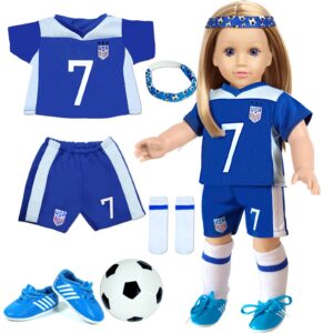 18 inch doll clothes accessories - compatible with18 inch girl dolls (sports)