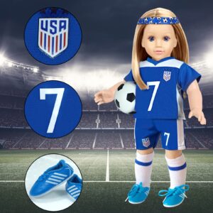 18 inch Doll Clothes Accessories - Compatible with18 Inch Girl Dolls (Sports)