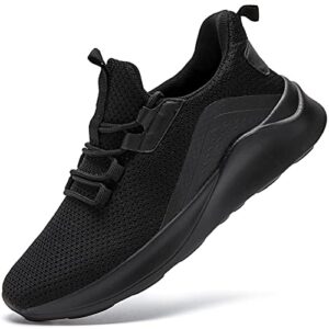 wcidfy womens running shoes tennis sneakers lightweight sports workout sneakers black womens size 9.5