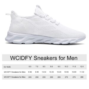 WCIDFY Womens Tennis Shoes Running Shoes Sneakers Breathable Gym Workout Nurse Shoes White Women Size 9