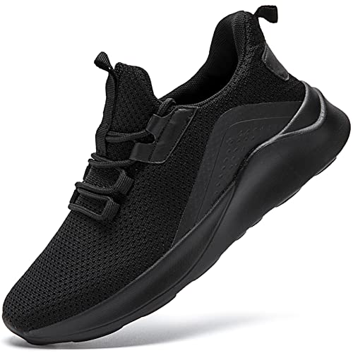 WCIDFY Womens Running Shoes Tennis Sneakers Lightweight Sports Workout Sneakers Black Womens Size 6.5