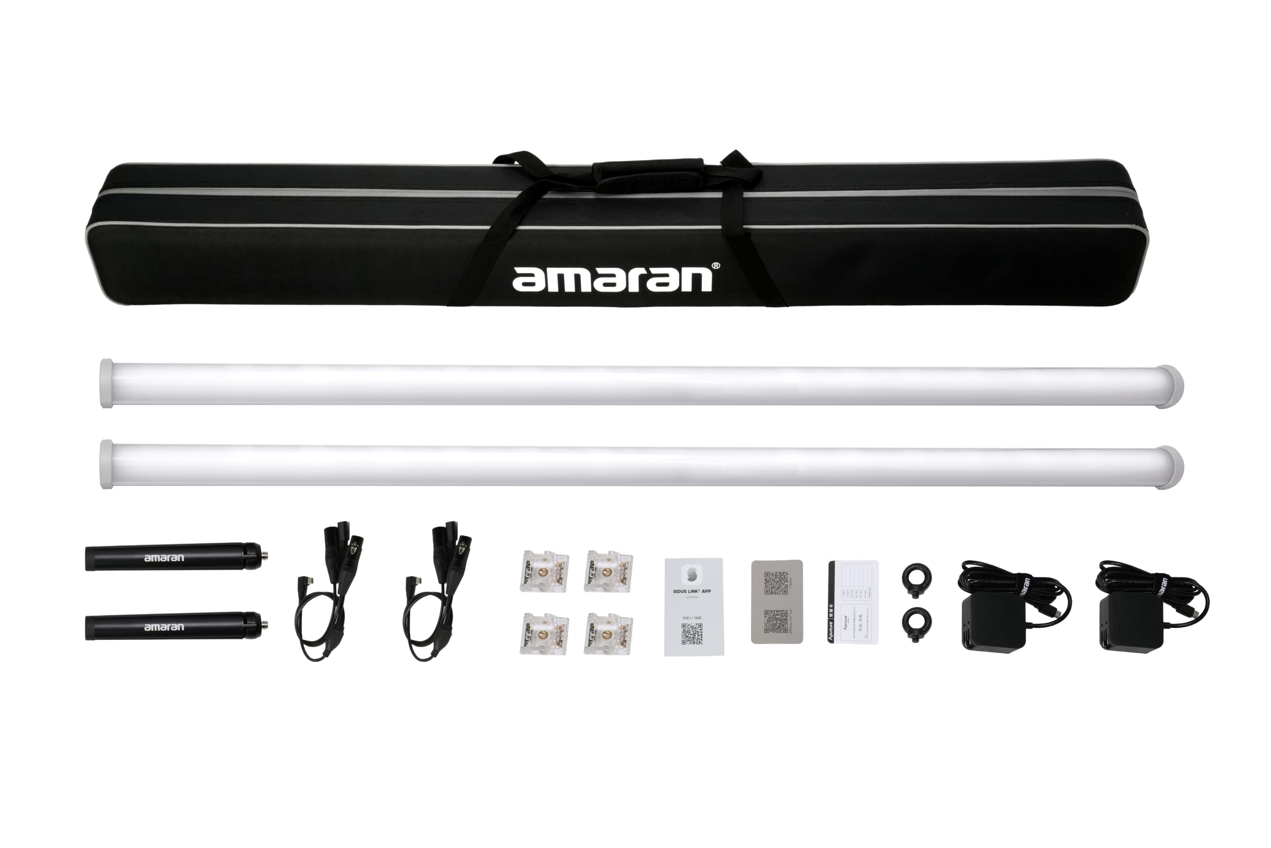 Aputure Amaran PT4c 2 Light Kit,Pixel Tube Light,16 RGBWW Pixels Tube LED,32W Power (120cm/47.2Inch) Amaran T4C