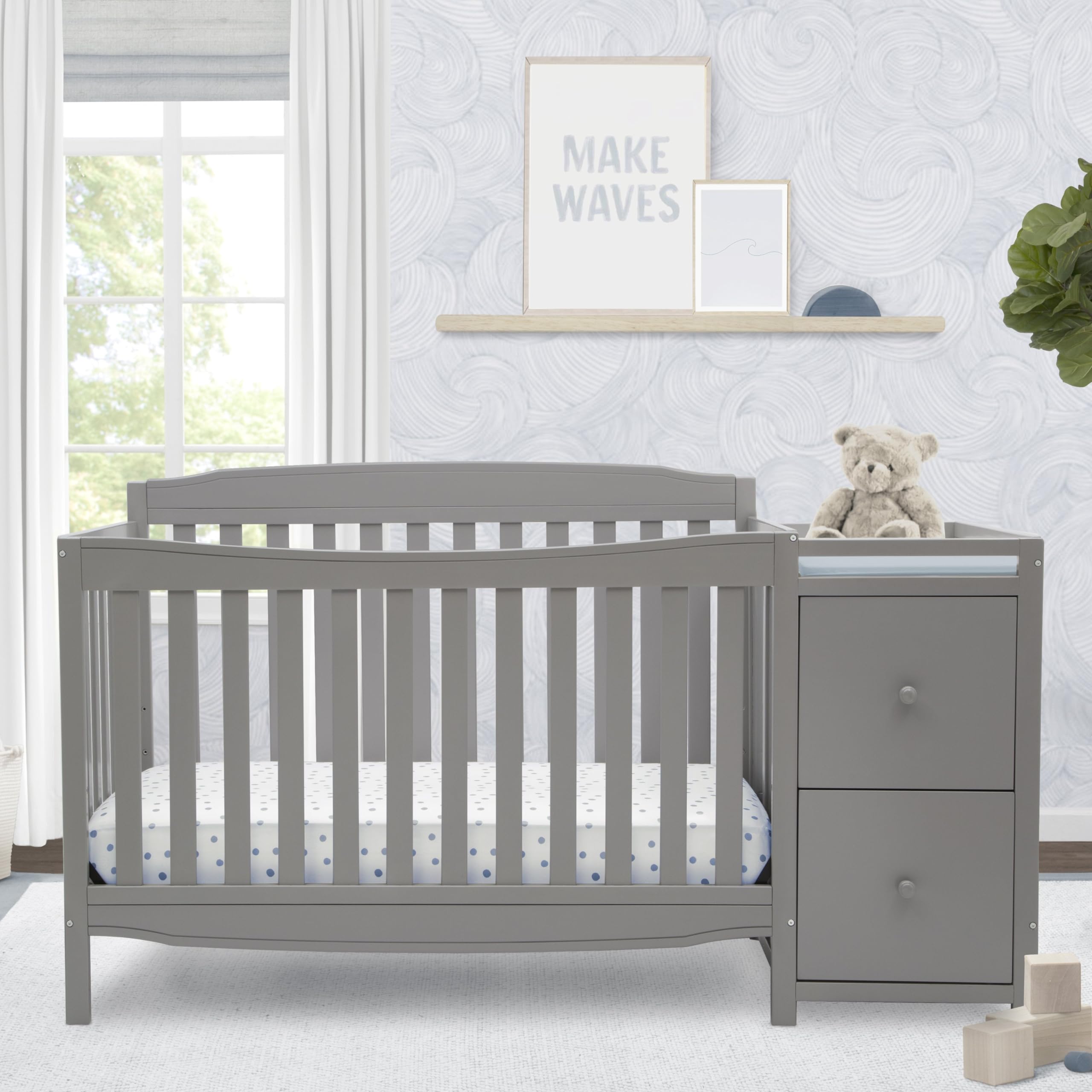 Mason Convertible 6-in-1 Crib and Changer