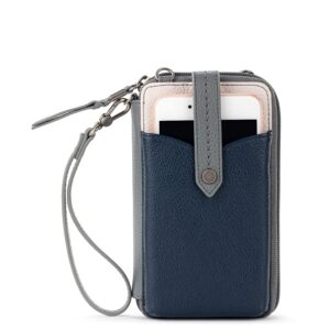 the sak silverlake n/s smartphone crossbody, dusty blue block