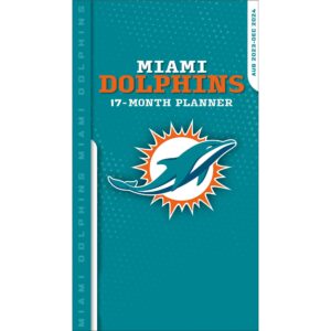 turner licensing miami dolphins 2023-24 17-month pocket planner