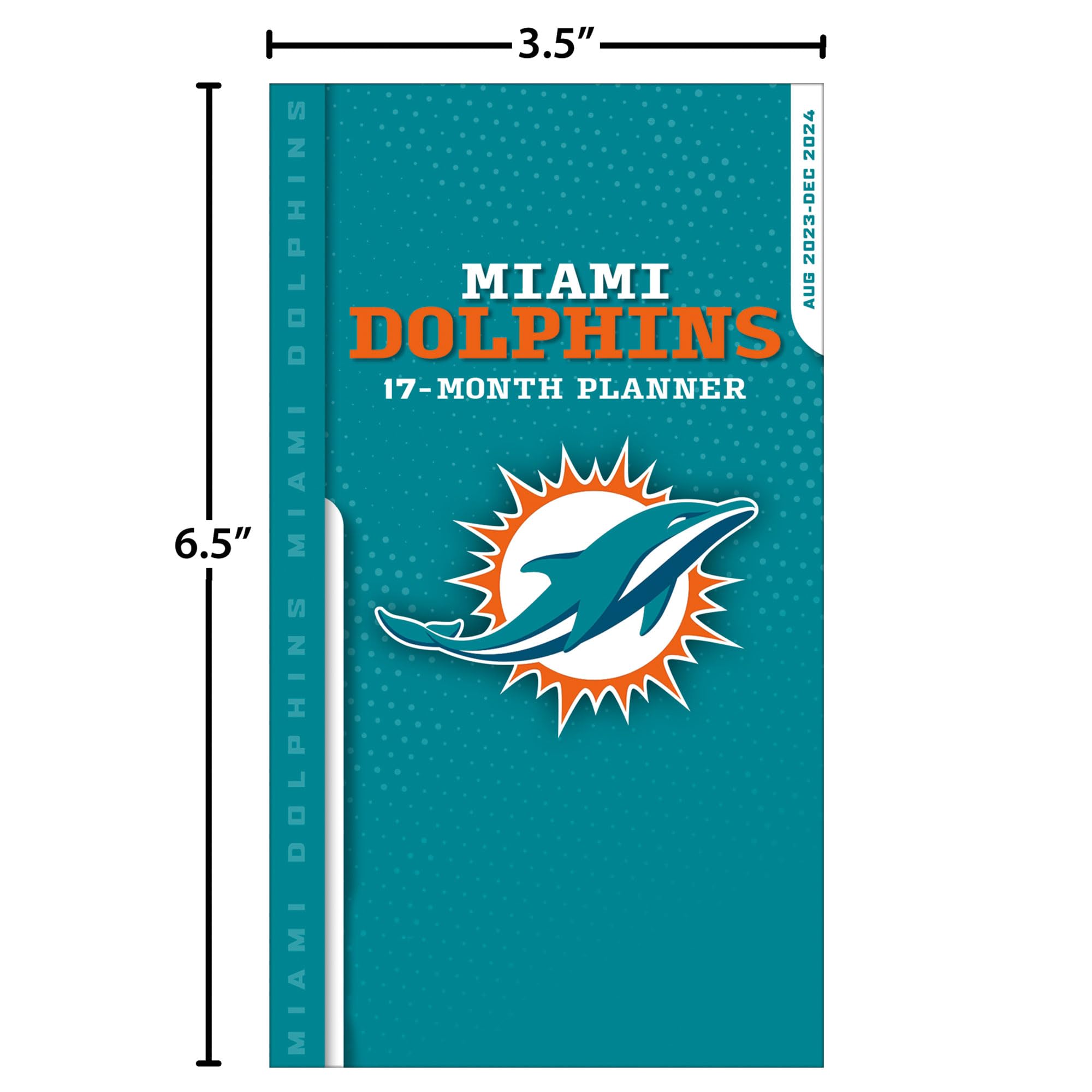 Turner Licensing Miami Dolphins 2023-24 17-Month Pocket Planner