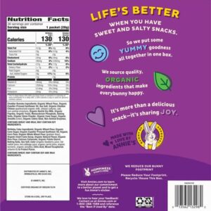 Annie's Organic Birthday Cake Bunny Grahams and Cheddar Bunnies Snack Pack 36 Count, 36 oz