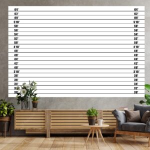 Mugshot Police Lineup Height Charts Banner Accurate Measurements Theme Decor for Girls Bridal Shower Birthday Party Wedding Bachelorette Party Supplies Night Out Party Decorations Backdrop Background