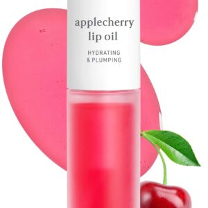 Nooni Korean Lip Oil - Appletea, 0.12 Fl Oz + Korean Lip Oil - Applecherry, 0.12 Fl Oz + Korean Lip Oil - Appleplum, 0.12 Fl Oz Bundle