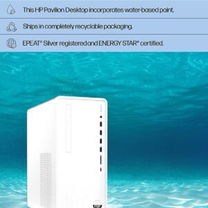 HP 2022 TP01 Pavilion Business Desktop Intel 12th Gen 6-Core i5-12400 16GB RAM 1TB PCIe SSD 1TB HDD Intel UHD Graphics HDMI VGA USB-C WiFi AX BT RJ-45 Windows 11 Pro w/RE USB