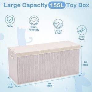 Apicizon Large Toy Box Storage Organizer