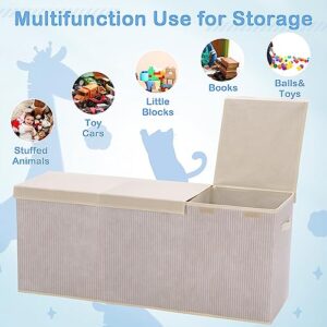 Apicizon Large Toy Box Storage Organizer