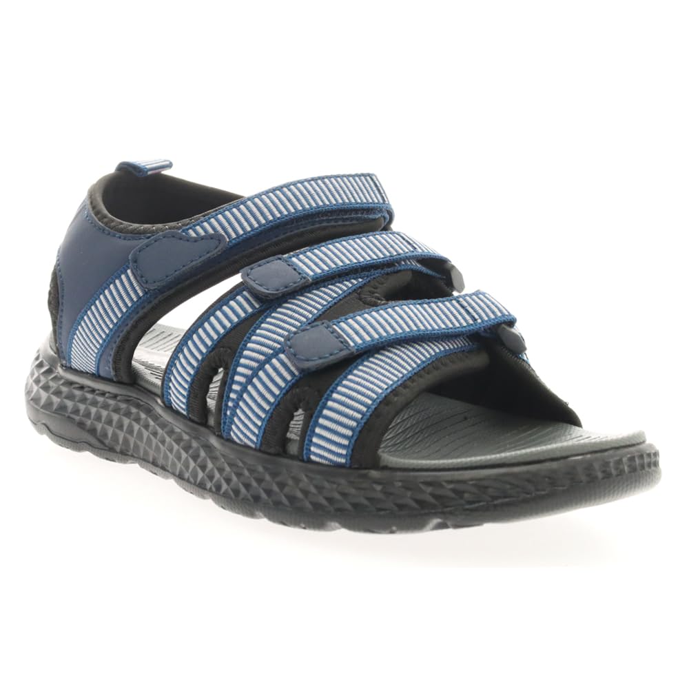 Propet Women's TravelActiv Adventure Sandals, Navy, 12 X-Wide US