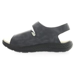 propét women's travelactiv scottsdale sandal, black, 11 xx-wide