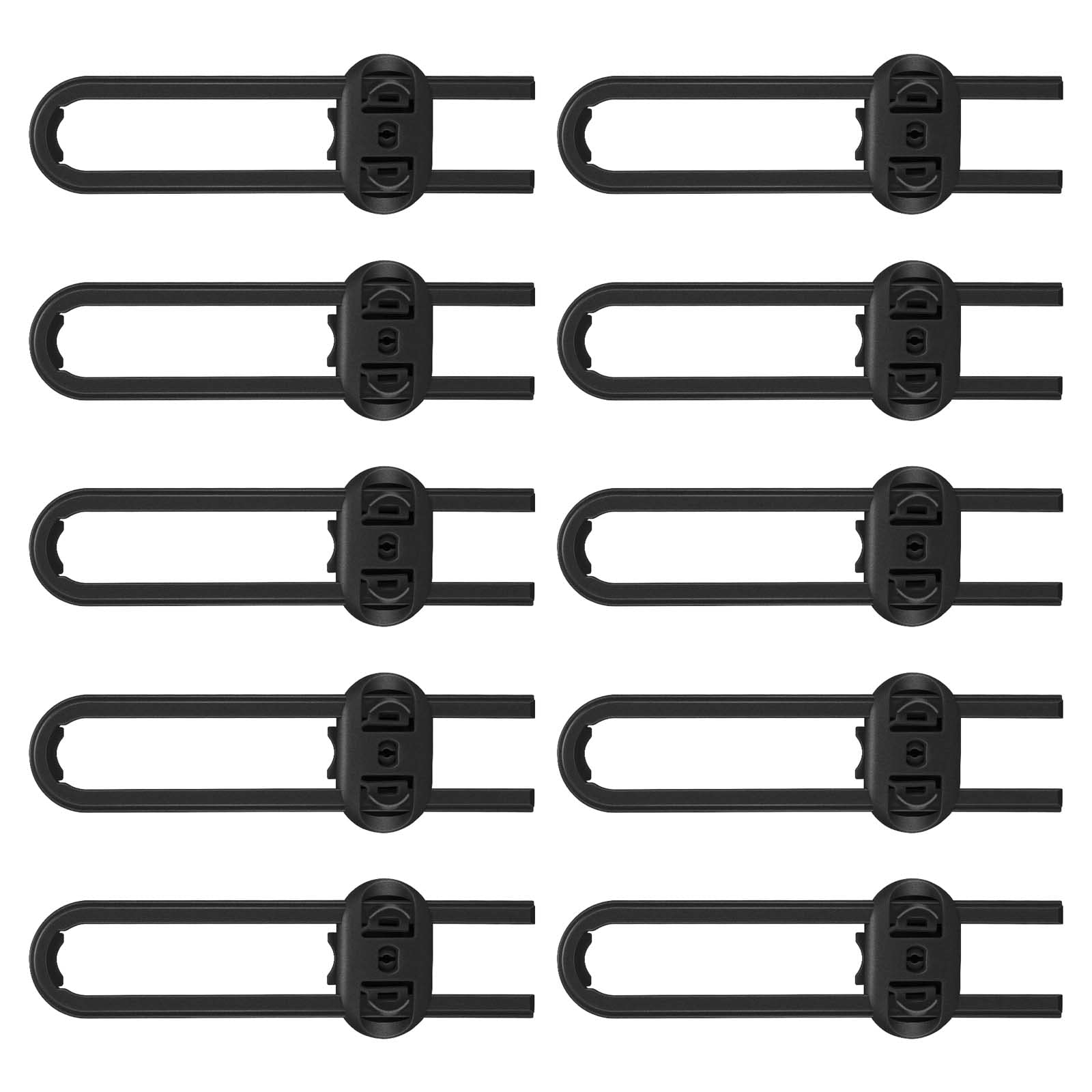 10-Pack Safety Cabinet Locks for babies, Child safety cabinet locks, baby Proof Cabinet latches, Adjustable U-Shaped Sliding Child locks for Closet cabinets Knob Handle